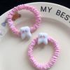 Entzückendes Blush Zähne Darm Scrunchie Haarspange - Lustiges Cartoon Haaraccessoire für Schüler
