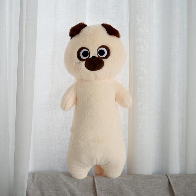 65cm Lovely Stuffed Plush Long Cat Dog Animals Toys Throw Pillow Soft Sleeping Puppy Cushion Nap DollsToy Home Decor Gift