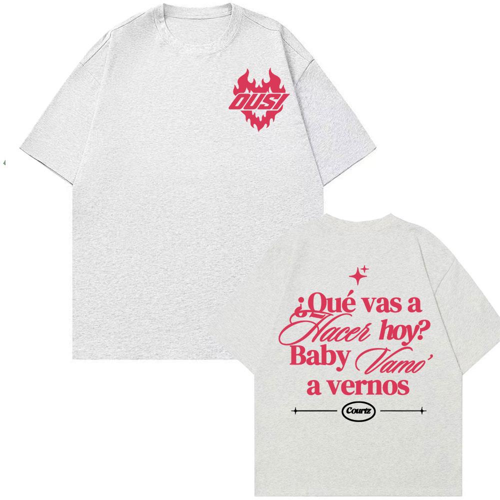 Omar Courtz Primera Musa Album Printed Tee Shirt Men Women Harajuku Hip Hop Fashion T Shirt Cotton 100% Casual Oversized T-shirt