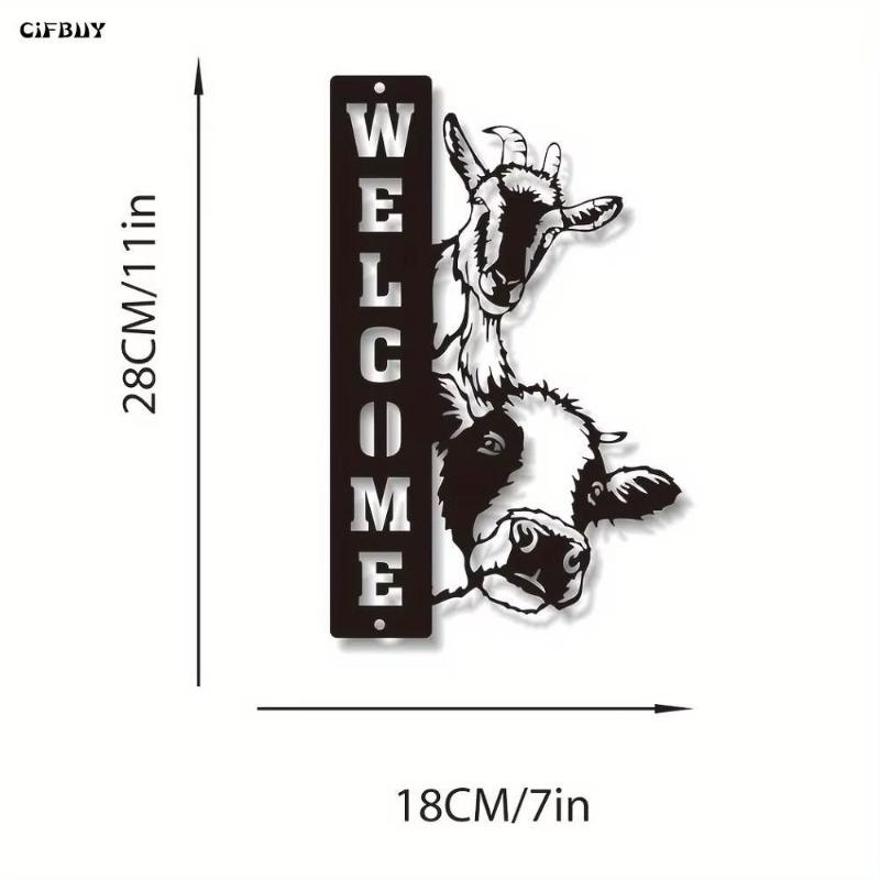 

Farm Wooden Signs Cow Sheep Goat Rustic Animal Decor