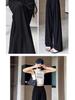 2025 Women's Quick-Dry Ice Silk Wide-Leg Floor-Length Pants, Summer Casual Lightweight Loose Fit, Plus Size Available
