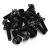 Fits Versis-X 250 Motorcycle Bolts & Screws Fairing Bolt Kit Bodywork Screw Windscreen Nut Parts Fairing Nut (Black)