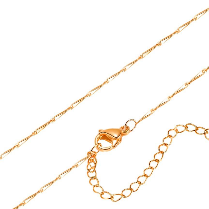 

Модная подвеска из розового золота с цепочкой в виде семян дыни с цепочкой, регулируемое ожерелье с цепочкой, автомобильная цепочка с цветком дыни