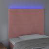 VidaXL LED Headboard Bedroom Furniture Single Bed Accessory Headboard Bed Frame Interior Pink 3122179