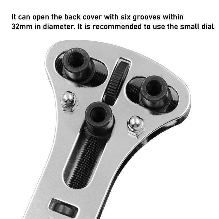 Watch Repair Tools Kit Wristwatch Case Opener Adjustable Screw Back Wrench Remover Watch Repair Tool Case Opener Watch Key