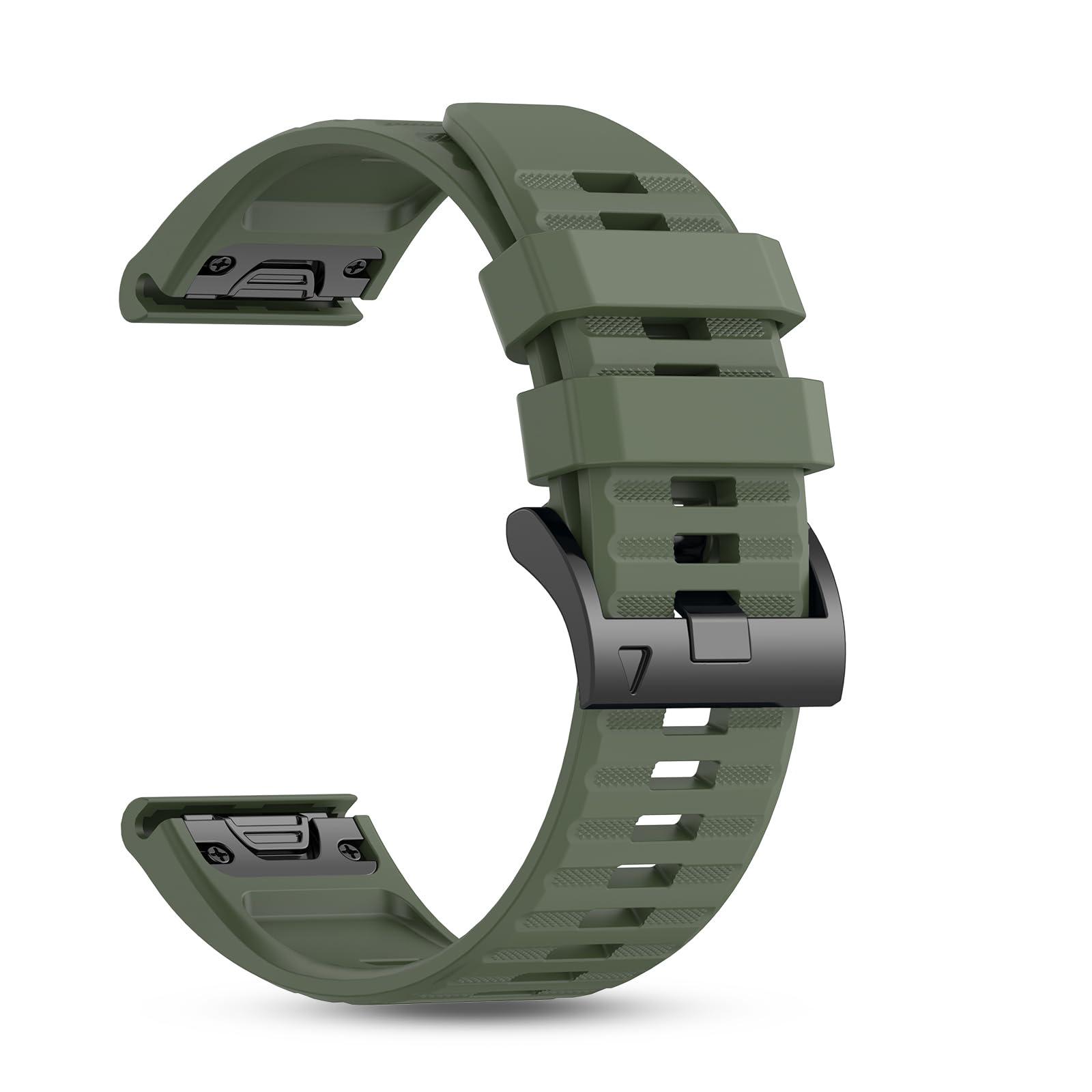 

22mm 26mm Silicone Quick Fit Watch Strap For Garmin Watch Forerunner 970 965 S60 S70/Instinct 3 2X Sport Band Replace Watchband 1PCS QuickFit 26mm