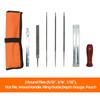8 PCS Chainsaw Sharpener File Kit Hand Tool for Sharpening Electric Chain Saw Includes 5 32 3 16 7 32 Inch Round File,