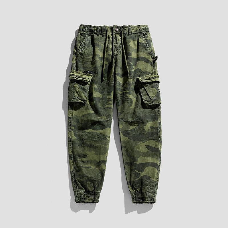 Functional Overalls Men's Casual Loose Camouflage Pants Straight Trendy Brand Trousers Men's High-end Men's Clothing