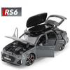 New 1:32 Simulation RS6 Toy Car Mode Sound and Light Doors Can Be Opened Alloy Die-casting Model Ornaments Collection Toys Boy Adult Holiday Gift