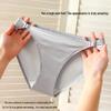 Satin nahtlose Low-Waist Hohl-Unterwäsche mit abnehmbarer Ring-Schnalle