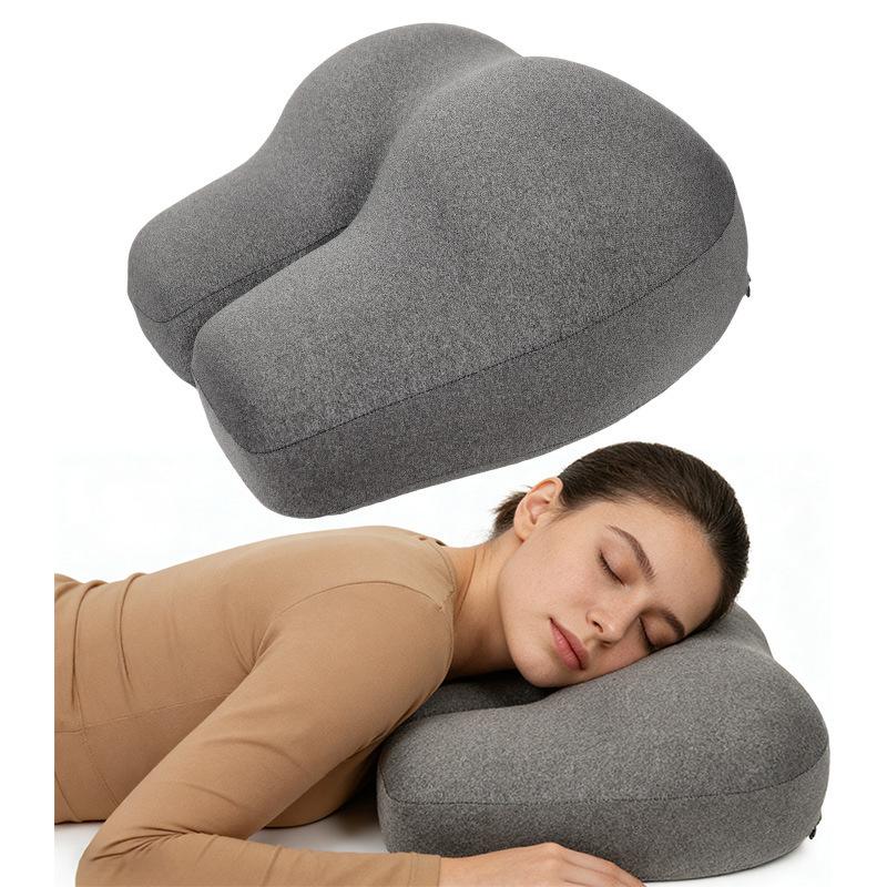 Creative Hip-Shaped Bolster Pillow Multifunctional for Side Back Stomach Sleepers Comfortable Pillow for Lying Down