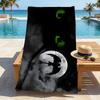 Bat Moon Stylish Digital Printing Beach Towel Quick Drying Absorbent Blanket For Beach Pool Gym Travel Christmas Gift C9211834