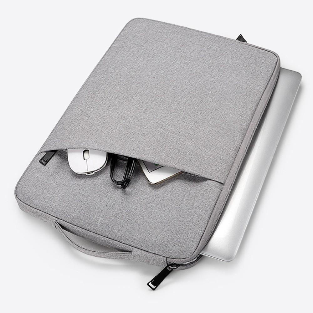 With Handle Portable Laptop Bags Lightweight Waterproof Laptop Case Dual Zipper Soft Material Notebook Sleeve Office Use