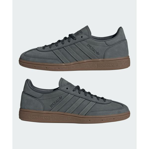 adidas Originals Handball Spezial Classic Training Shoes Unisex Shoes Charcoal-Gray KJ9853