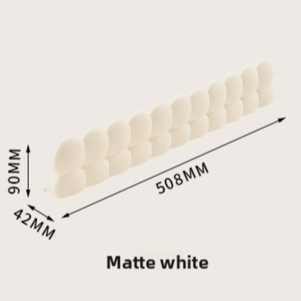 Washable Sink Splash Baffle Silicone Sink Water Retaining Strip Sink Water Guard  Household