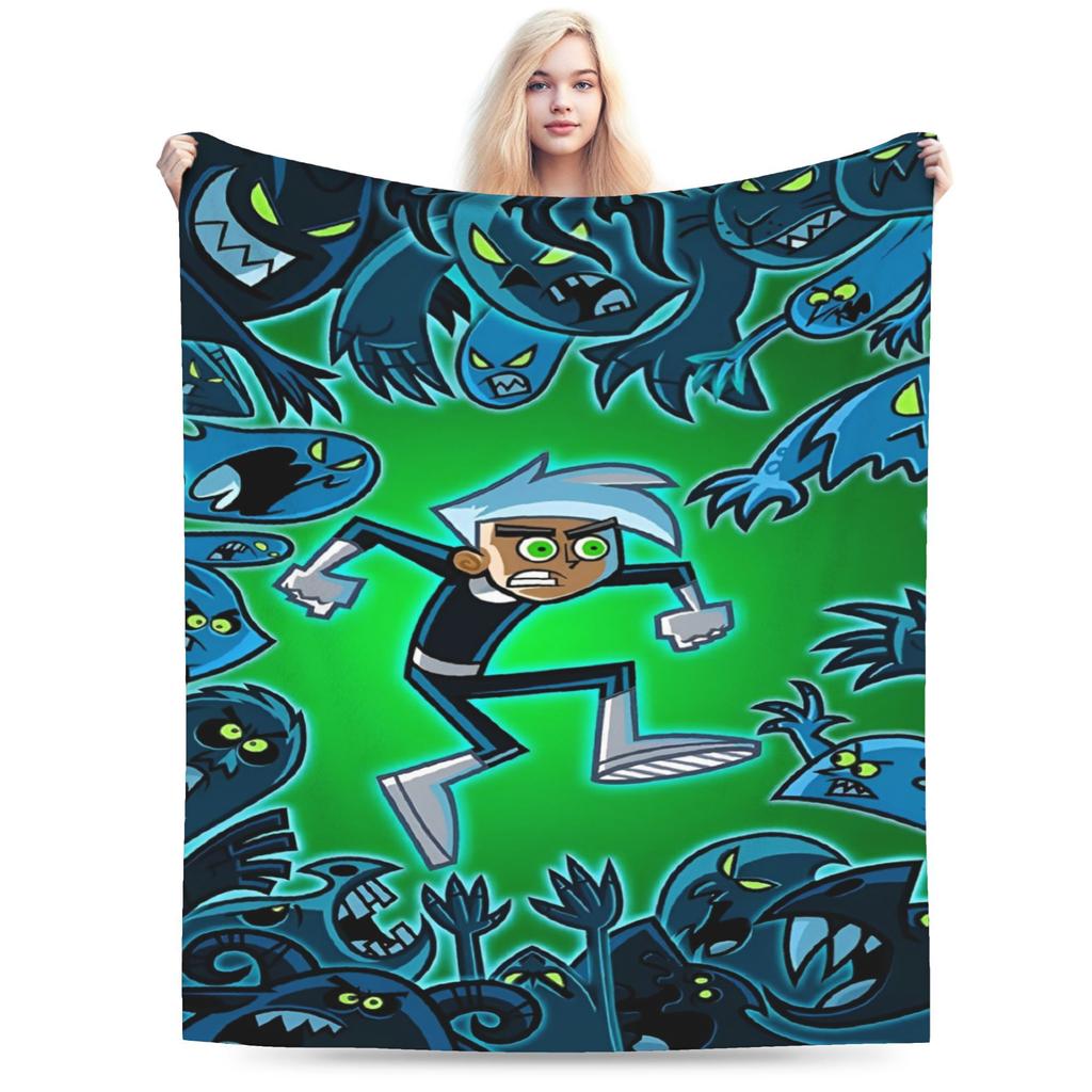Cozy Dannys Phantoms Blanket Merch Sofa Decorative Blanket Throw Super Warm Flannel for Car