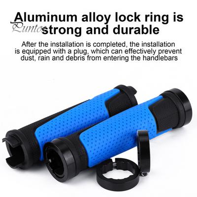 1 Pair Bicycle Handlebar Grip Cover Non-slip Rubber Heavy Duty Universal MTB Road Mountain Bike Handle Grip Sleeve Bicycle Accessories