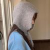 Women's Earflap String Fur Wool Knit Beanie