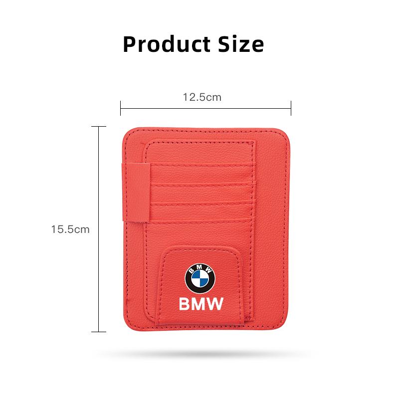 Auto Sonnenblende Brillenhalter Geldbörse Ausweishalter Aufbewahrungstasche Für BMW F12 F13 G30 G32 F34 F40 F45 F46 X1 X2 X3 X5 X4 X6 X7 F25 F26 G06