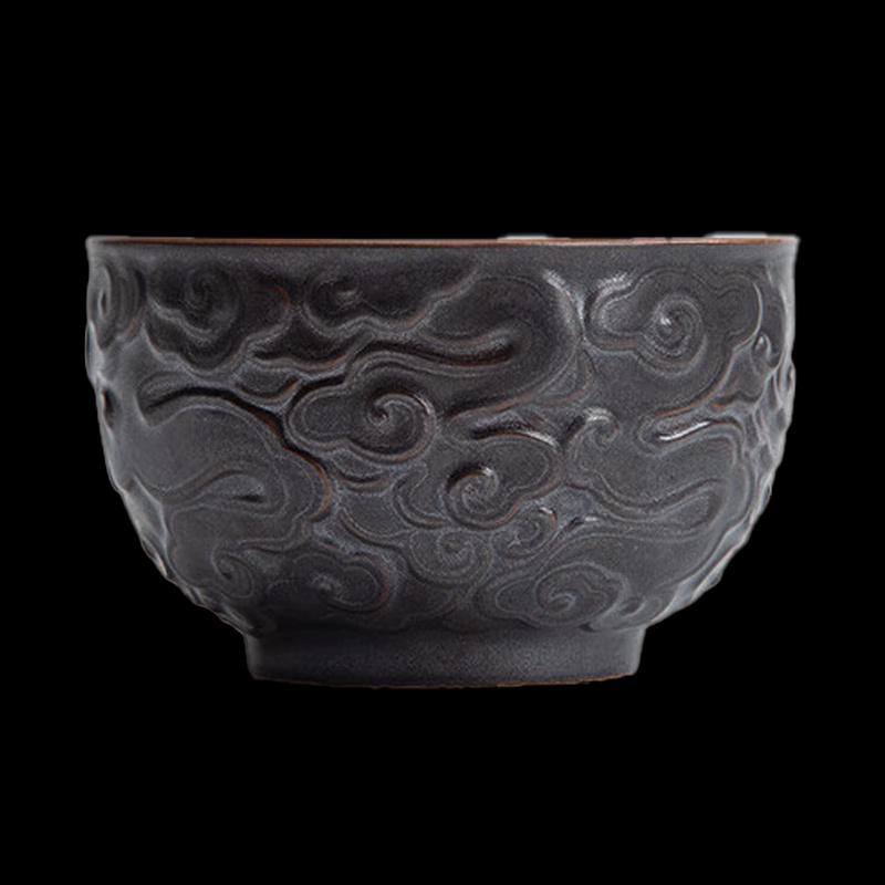 Auspicious Cloud Ceramic Gongfu Teacup