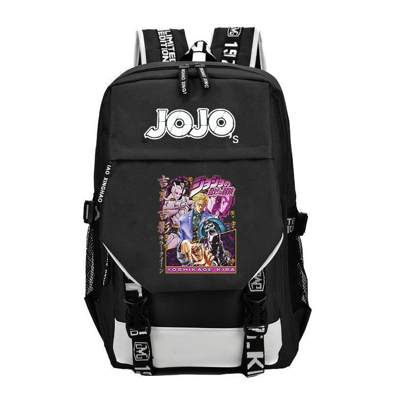 Backpack, Student Animation Fashion Trend Personalized Backpack Men'S And Women'S School Bags