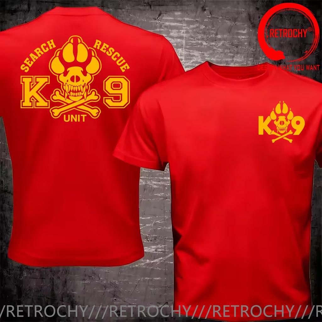 K9 Search Rescue K9 Unit T Shirt Unisex Unisex Fashion Trendy Casual Clothing Stylish Tops Tee Shirt Leisure Tshirt Unisexs TShirt