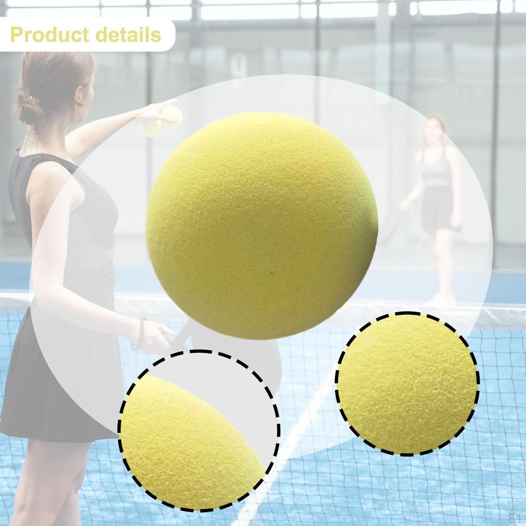 Low-noise Pickleball, Soft PU Noise-reduced, Professional 74mm Exercise Ball for Park,
