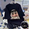 Summer Crayon Xiao Xin Parent-child T-shirt Family Cute Fashion Cotton Children Adult Ladies Anime Surrounding T-shirt
