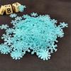 50pcs Luminescent Snowflake Wall Stickers, Mini Christmas Snowflake Star Luminous Ceiling Wall Decoration, Suitable For Home Bedroom Decoration