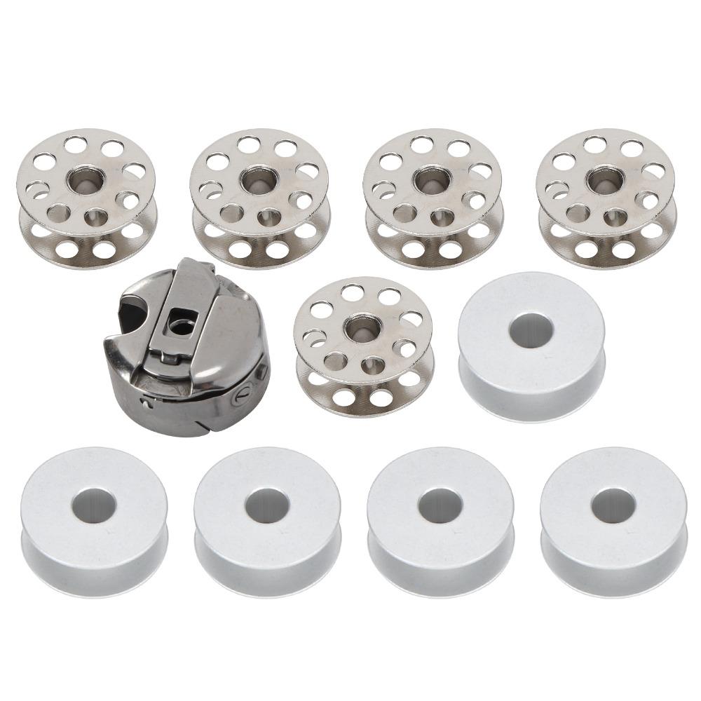 11pcs Professional Bobbin Case Iron Industrial Sewing Machine Sewing Bobbin  Industrial Sewing