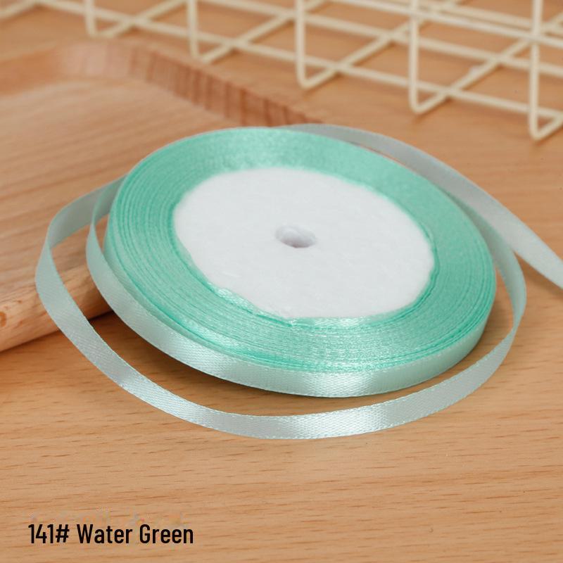 0,6 cm saténová stuha pro DIY mašle, čelenky do vlasů, svatební kytice a balení dárků