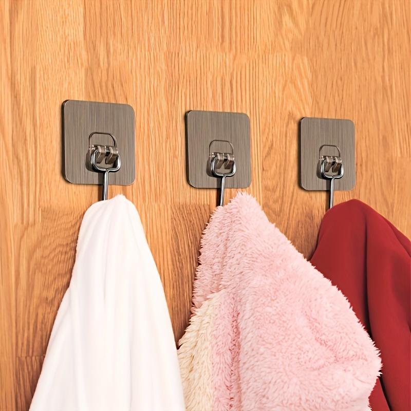 1PACK No-Punch Wall Hook - Square Firm Grip Hook Space-saving Kitchen Cabinets, Shelves, Pantry Storage