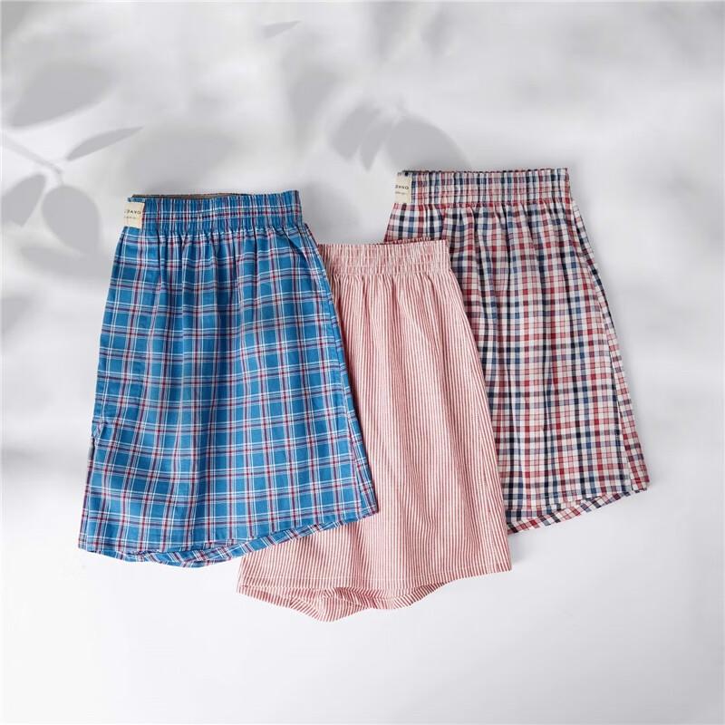 Giordano Men's 3-Pack Cotton Woven Boxer Briefs