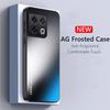 Stoßfest AG Mattes Weiches TPU+PC Mattes Rückseiten Cover Für OnePlus 10 Pro OnePlus10 Pro Handyhülle Hülle