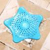 Creative 4 Colors Bathroom Shower Drain Cover Stars Hair Filter Sink Strainer Insulation Pads