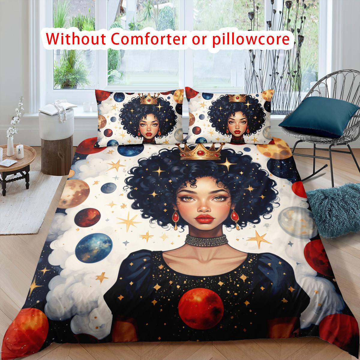 

Mermaid 3D Digital Printing Three-Piece Set, Bedding Quilt Cover 135 * 200cm 50 * 80cm * 1 two-piece set