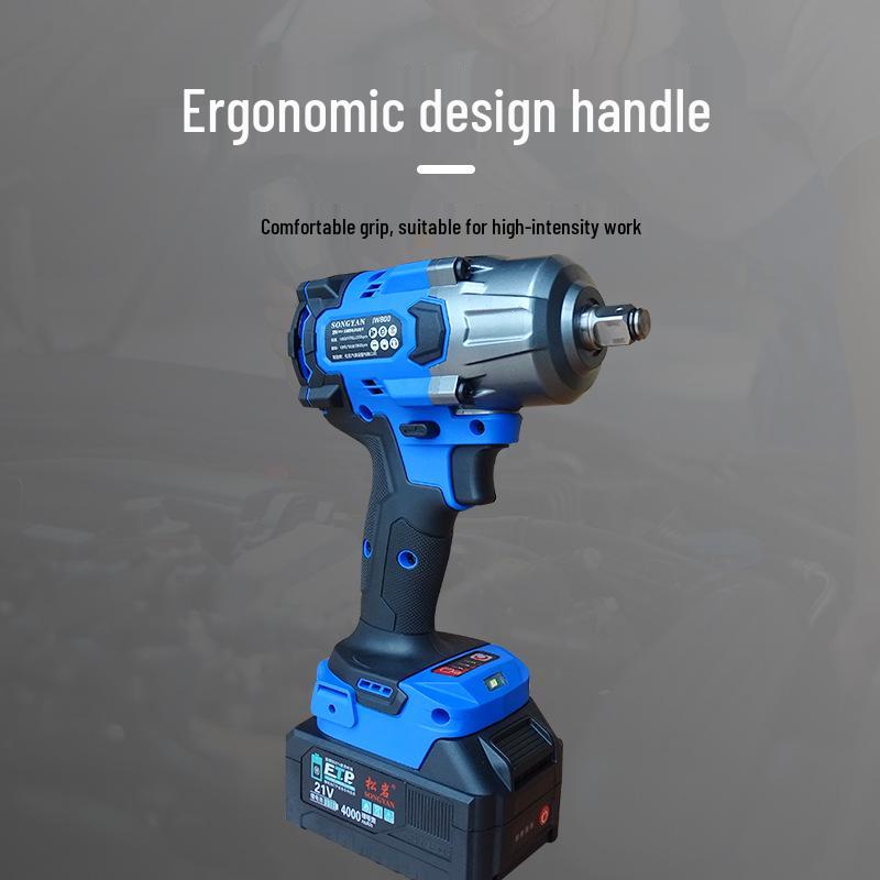 High Torque 21V Brushless Lithium Battery Electric Wrench with Small Motor Technology