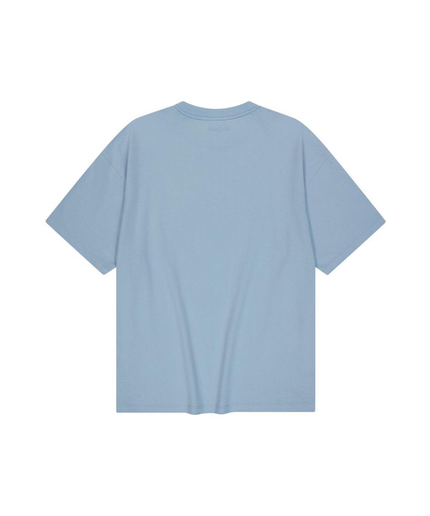 ALTER STUDIO Volume Print T-Shirt_L/Blue
