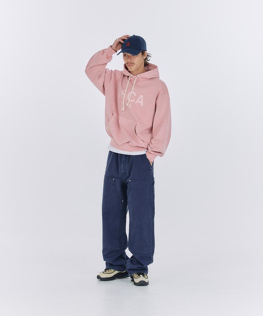 Big Logo Pullover Hoodie-Navy/White