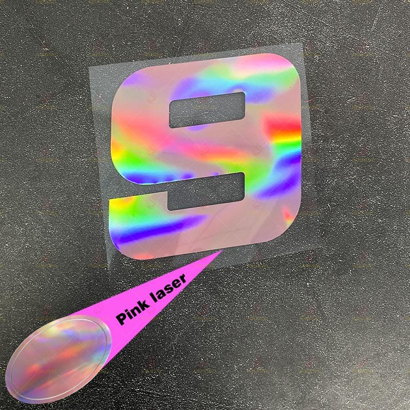 1pc Laser Pink Racing Number Motorcycle Stickers Waterproof Vinyl Decals for Motorbike Helmet Fuel Tank Front Fairing Bicycle