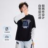 Boys Striped Fake Two-Piece Long Sleeve T-Shirt Teens Hip Hop Sport Top 2026