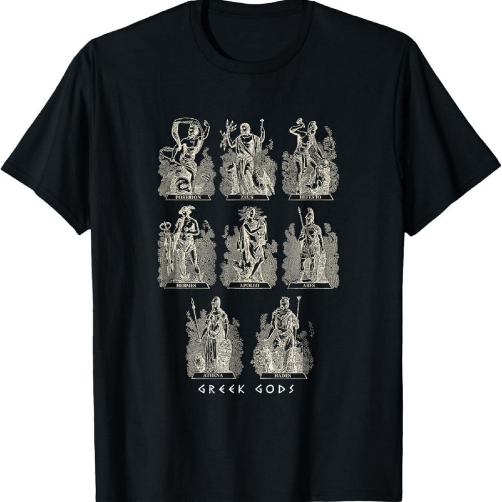 Altgriechische Hellenische Götter Pantheon Mythologie T-Shirt