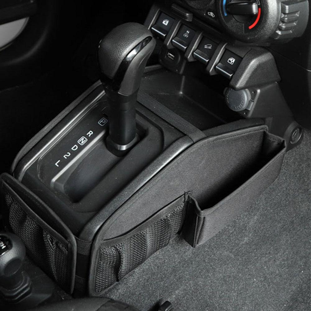 Car Gear Shift Storage Bag Organizer Tray Container for Suzuki Jimny 2019-2025 JB64 JB74 Stowing Tidying Interior Accessories