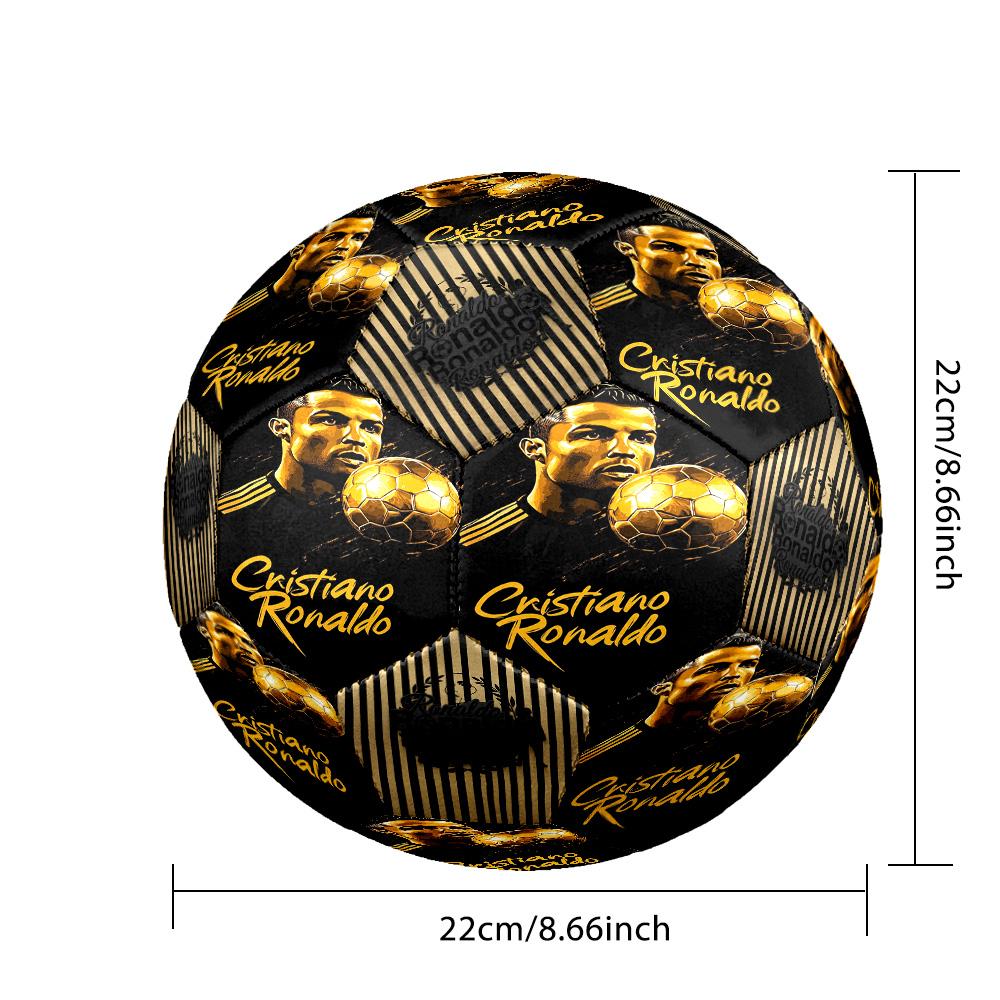 Ronaldo's Cristiano Ronaldo's Legacy Size 5 Soccer Ball Machine Sewn Indoor/Outdoor Universal Football perfect gift for sports enthusiasts