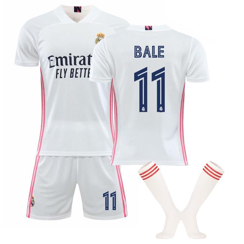 20-21 Home No. 7 C Ronaldo Football Suit Men's 20 Vinicius 4 Ramos 8 Cross