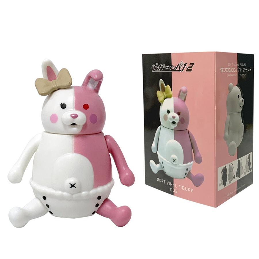 11cm/4.33in Danganronpa 1 / 2 Reload Anime Figur Bär Monokuma Actionfigur Rosa Hase Monomi PVC Sammlermodell Puppe Spielzeug
