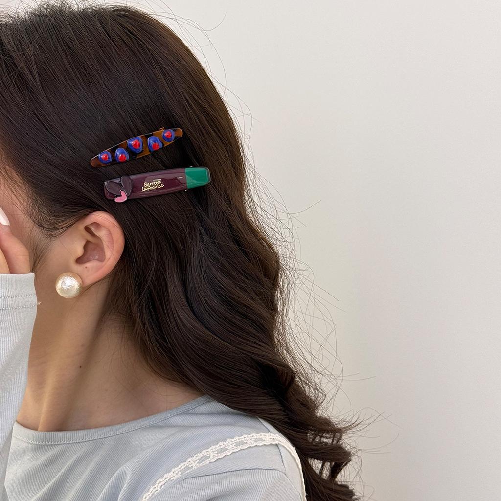 Set hair clips for girls women pin accessories korean trendy popular vintage Crab leading fashion cute kawaii sweets kpop new in