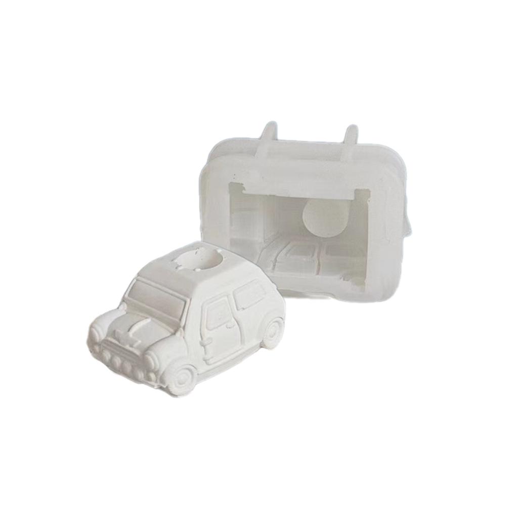 Car Candle Holder Silicone Mold Candlestick Resin Molds  Casting Mould for Candle Stand Base Table Home Decorations