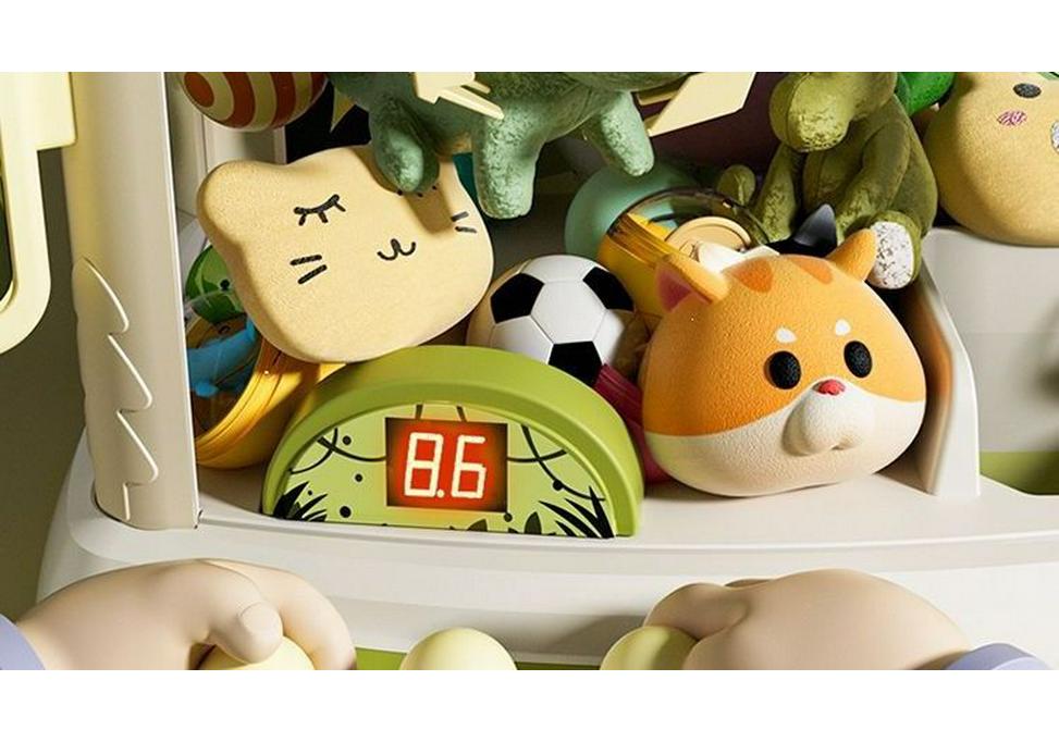 2026 Kids' Claw Machine Toy - Compact Home Arcade for Boys and Girls, Anti-Bump, Ideal Birthday Gift