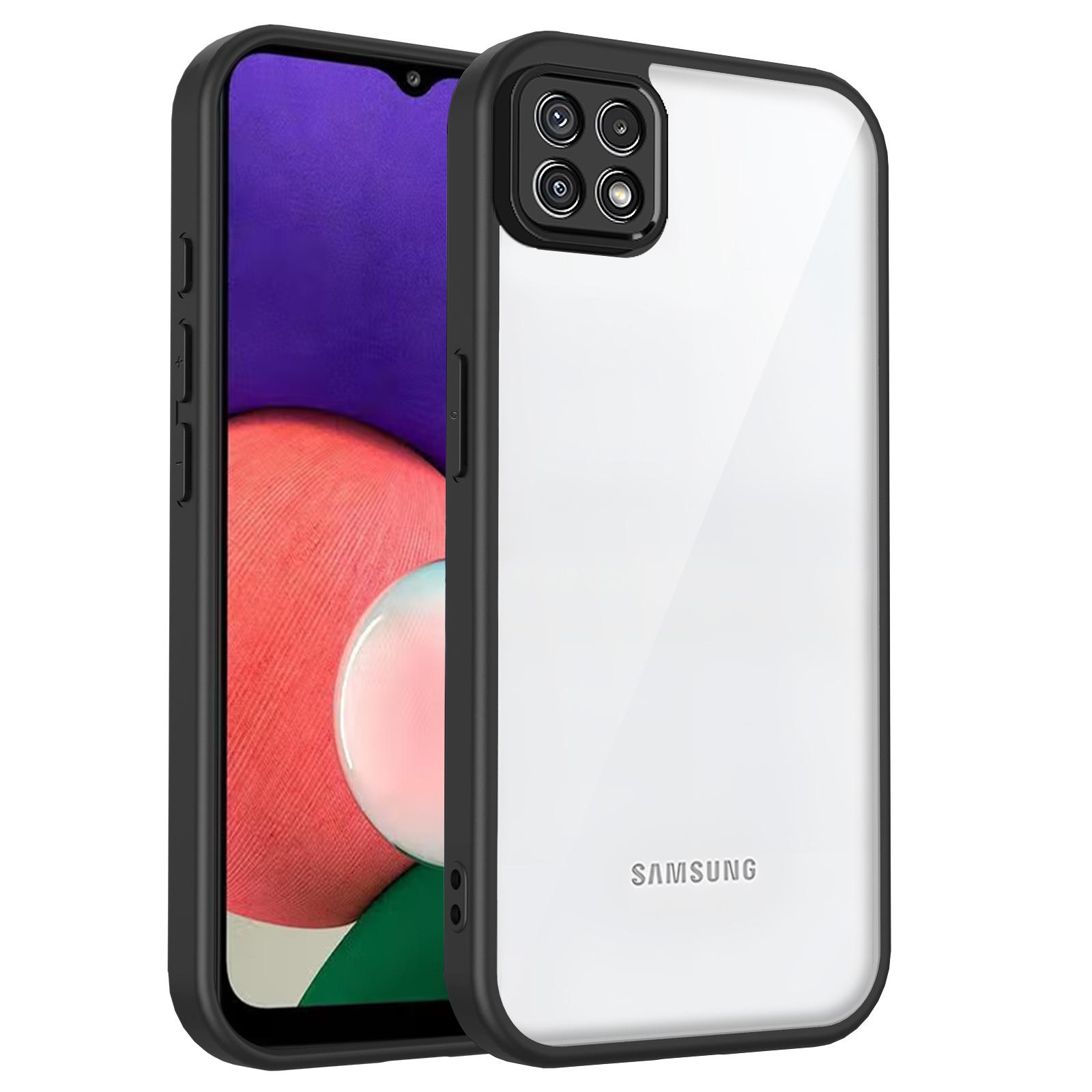 

For Samsung Galaxy A22 5G Case Galaxy A22S Phone Case Galaxy F42 5G Cover Air Cushion Silicon Bumper Clear Matte Back Cover Hard Galaxy A22 5G